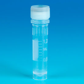 Microtube 2mL Self-Standing Attached Screw Cap for Color Insert O-Ring Sterile PP 1000/Pack 111740