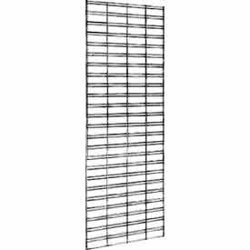 2'W X 6'H - Slatgrid Panel - Semi-Gloss Black P3STG26B - Pkg Qty 3