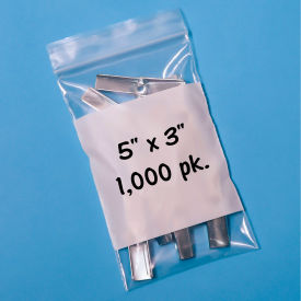 Reclosable Poly Bags W/ Write On Label 3