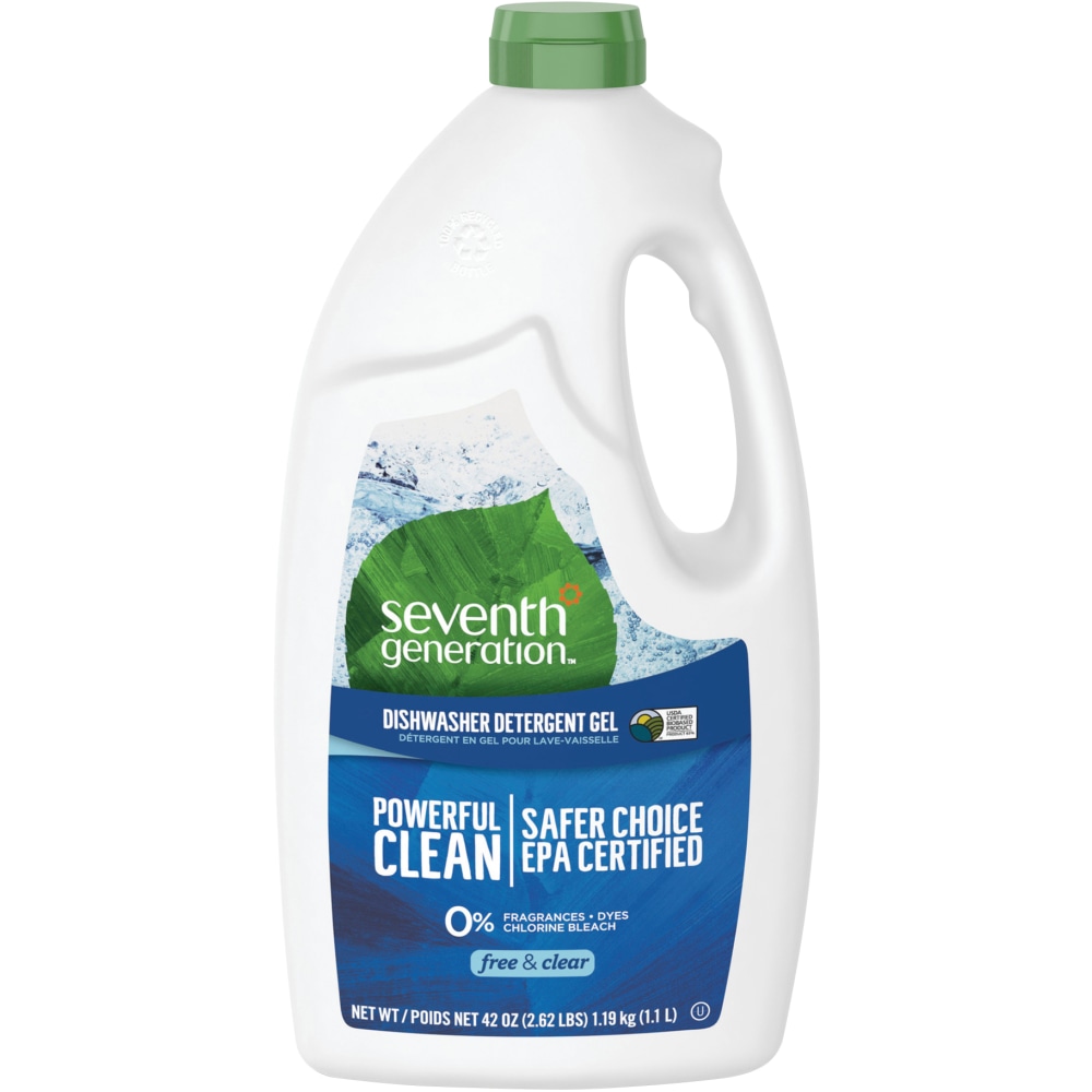 Seventh Generation Natural Automatic Dishwasher Gel, Unscented, 42 Oz, Case Of 6 Bottles (Min Order Qty 2) MPN:22170CT