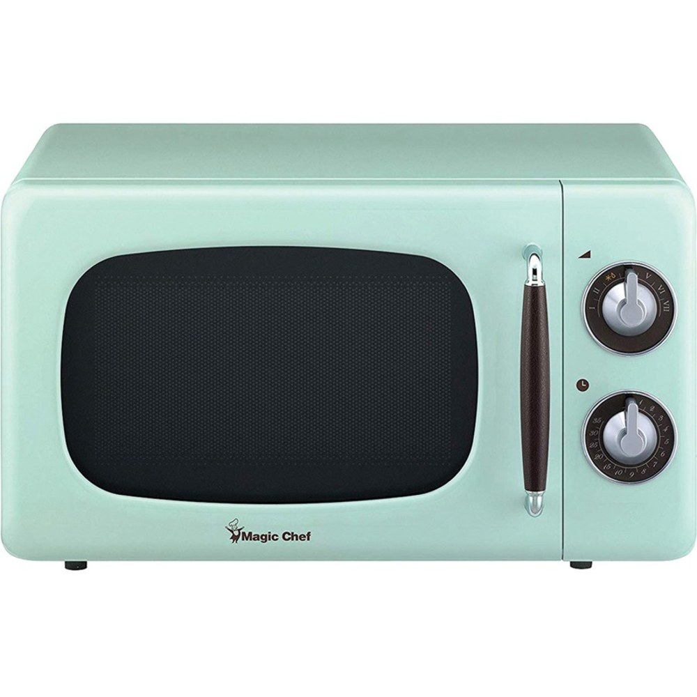 Magic Chef MCD770CM .7 Cubic -ft 700-Watt Retro Microwave (Mint Green) - Single - 0.7 ft³ Capacity - Microwave - MCD770CM MPN:MCD770CM
