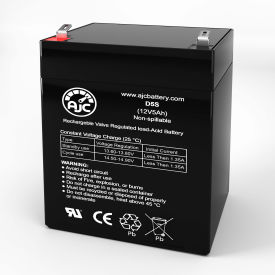 AJC® Napco Alarms MA1000E4LB PAK Alarm Replacement Battery 5Ah 12V F1 AJC-D5S-V-0-186170