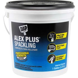 DAP® ALEX PLUS® Spackling - 1 Gal. White - 7079818747 7079818747 - Pkg Qty 2