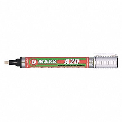 Paint Marker with Reversible Tip White MPN:10705