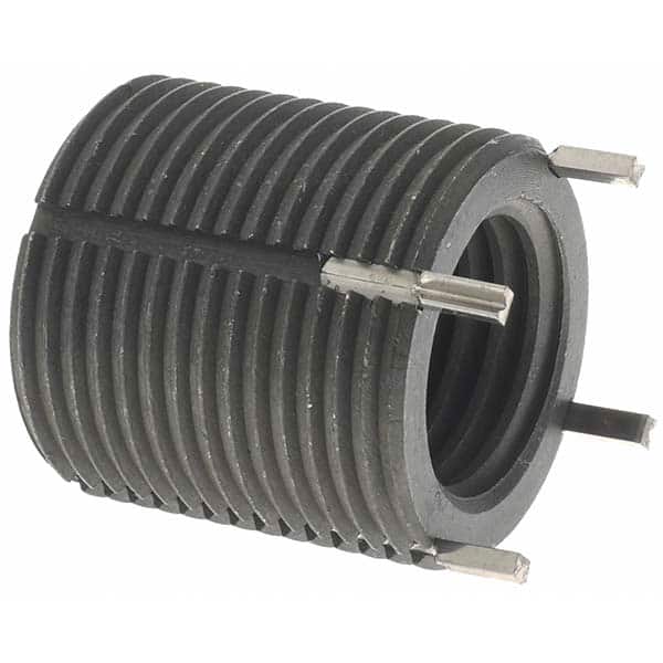 Thread Locking Insert: 7/8-9 Internal Thread, 1-1/4-12 External Thread, 1-1/8