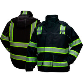 Pyramex® RPB35 Parka Jacket 4XL Black RPB3511X4