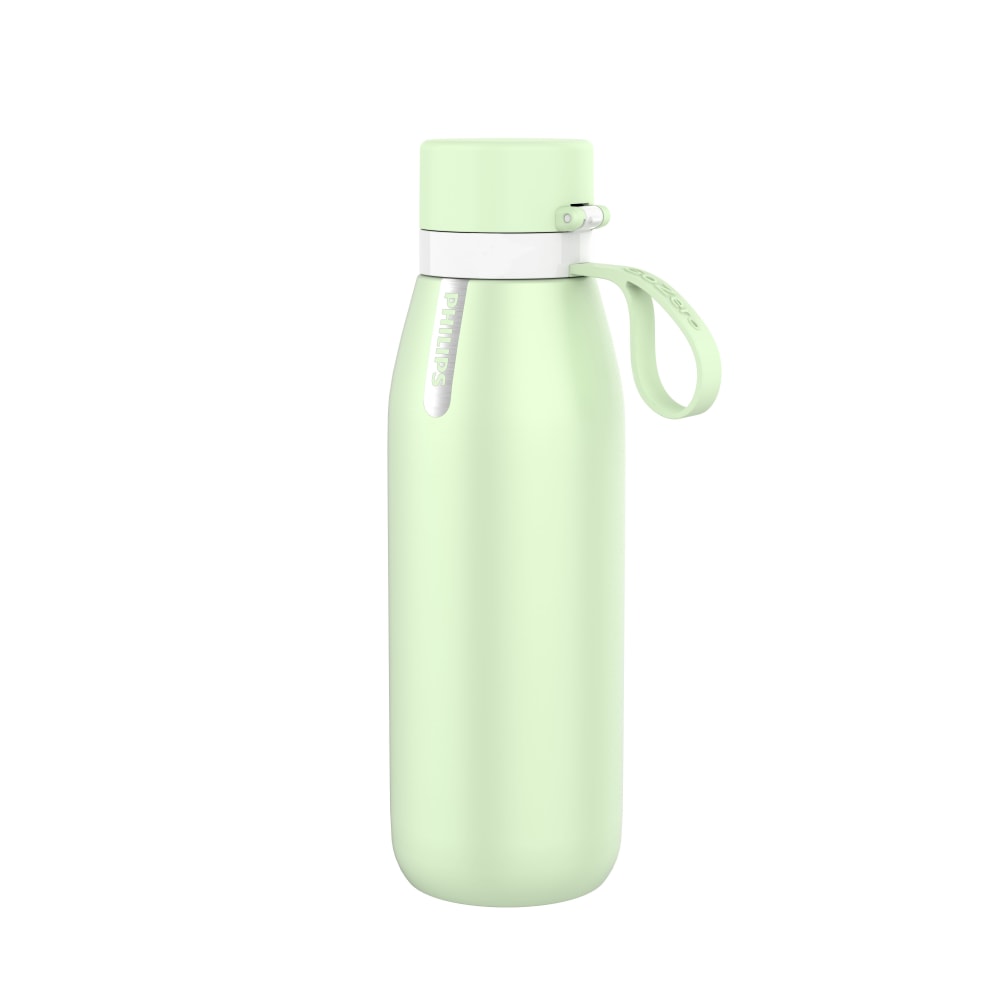 Philips GoZero Everyday Insulated Stainless-Steel Water Bottle With Filter, 32 Oz, Green MPN:AWP2772GNO/37