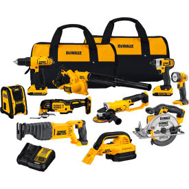 DeWalt® 20V MAX 10 Tool Combo Kit DCK1020D2