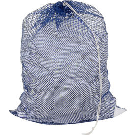 Mesh Bag W/ Drawstring Closure Blue 30x40 Heavy Weight H-540DS-V-BL - Pkg Qty 12