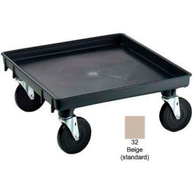 Vollrath® Traex Recycled Rack Dolly Base W/ 2 Locking Casters 1697-06-LC2 Black 450 Lb Capacity 1697-06-LC2