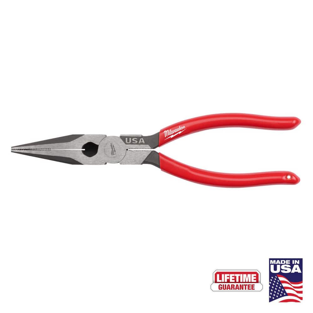Long Nose Pliers, Pliers Type: Long Nose Pliers , Type: Long nose , Jaw Texture: Crosshatch , Jaw Length (Inch): 2-3/4 , Jaw Length (Decimal Inch): 2.7500  MPN:MT505