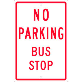 NMC TM099H Traffic Sign No Parking Bus Stop 18