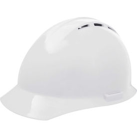 ERB® Americana® Vented Cap 4-Point Nylon Mega Ratchet® Suspension White WEL19451WH - Pkg Qty 12