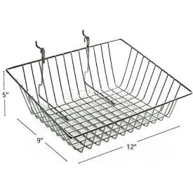 Global Approved 300624 Sloped Chrome Wire Basket 5
