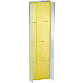 Global Approved 700356-YEL Pegboard Powerwing Display 16.75