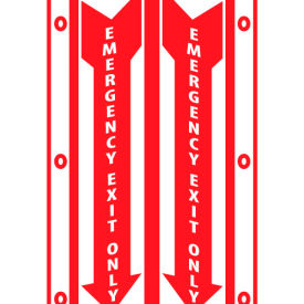Facility Visi Sign - Emergency Exit Only VS50W
