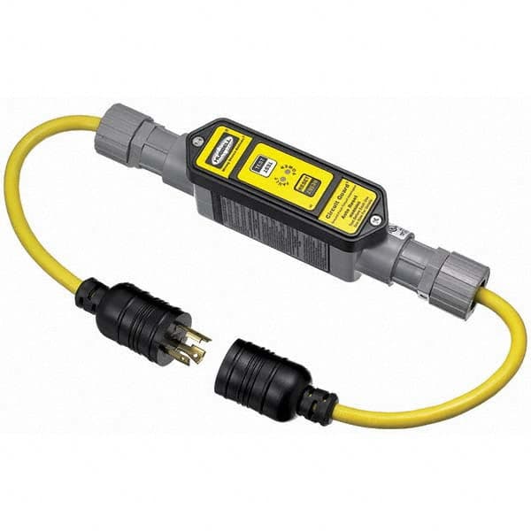 Inline GFCI Cord Set: 2' Cord, 20A, 125V MPN:GFPIL20125LKM