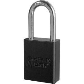 American Lock® S1106BLK Aluminum Safety Padlock 1-1/2
