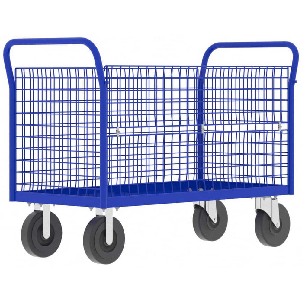 Carts, Cart Type: Cage , Width (Inch): 24 , Assembly: Comes Assembled , Material: Steel , Length (Inch): 52  MPN:F80126VCBL