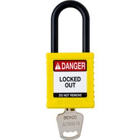 Brady® Safety Lockout Padlock Keyed Different 1-1/2