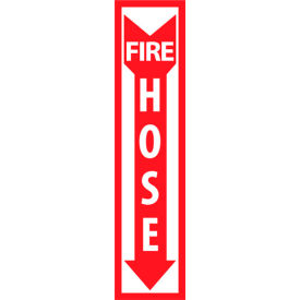 NMC™ Fire Safety Plastic Sign Fire Hose 4
