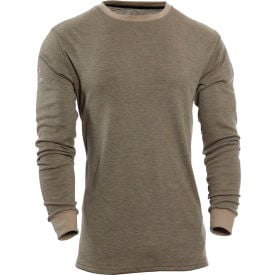 DRIFIRE® Flame Resistant Long Sleeve T-Shirt XL Tan C541NTNLSXL C541NTNLSXL