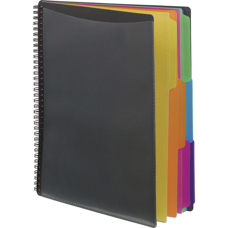 Smead 1/3-Tab 12-Pocket Organizer Folder, Letter Size, Gray MPN:89207