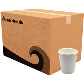 Boardwalk® Paper Hot Cups Double-Walled 8 oz. Capacity White 25/Pack BWKDW8HCUPPK