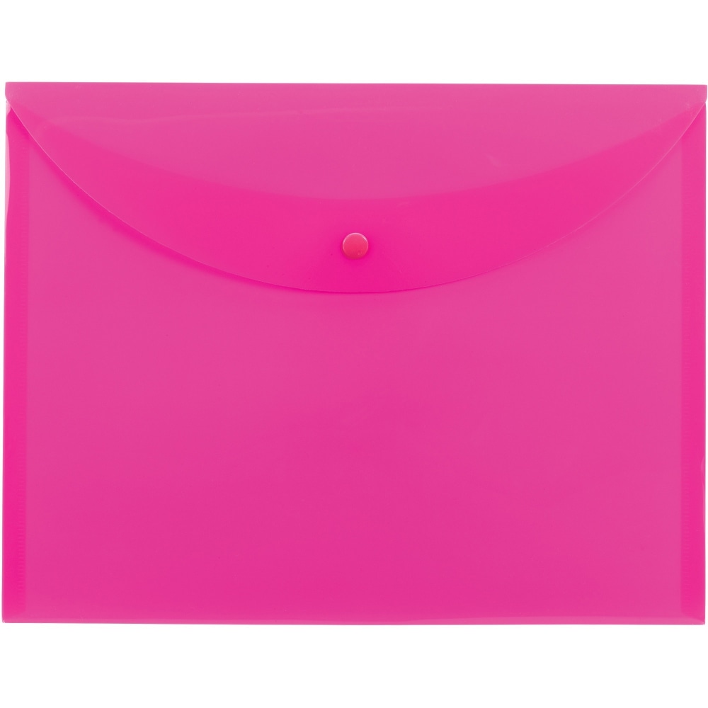 Smead Letter Filing Envelope - 8 1/2in x 11in - Pink - 10 / Box MPN:89682