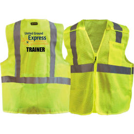 S Recycled Class 2 Mesh Breakaway W/United Ground Express Logo & 
