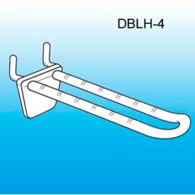 Double-Loop Plastic Pegboard-Slatwall Hook 4