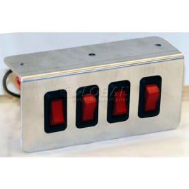 Switch Panel Quad On-Off Illuminated - Min Qty 2 6391004