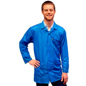 Transforming Technologies ESD 3/4 Length Jacket Snap Cuff Light Blue X-Small JKC 9021SPLB