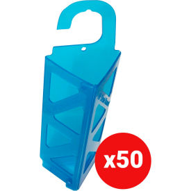 PestWest Replacement Demi-Diamond Blue Plastic Station 50/Box 110-000151