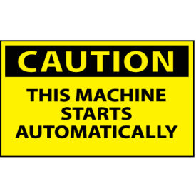 Machine Labels - Caution This Machine Starts Automatically C79AP