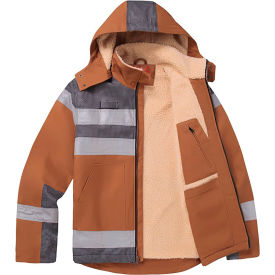 GSS QUARTZ Duck Sherpa Lined Heavy Weight Jacket Brown 5XL 8519-5XL