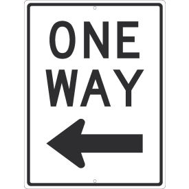 NMC TM510K Traffic Sign One Way Arrow Left 24