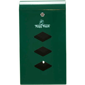 Poopy Pouch Steel Pet Waste Bag Dispenser for Rolled Bags Monarch PP-DSP-3R200