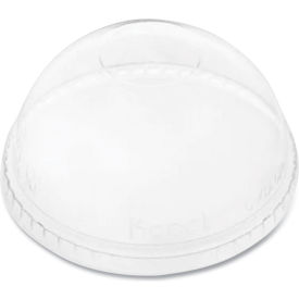 Karat® Cold Cup Dome Lids No Hole Fits 12 - 24 oz. Cups Clear 1000/Carton C-KDL626-NH