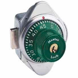 Master Lock® No. 1670MDGRN Built-In Combination Deadbolt Lock - Green Dial - Right Hinged 1670MDGRN