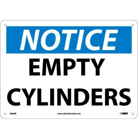 NMC N24AB OSHA Sign Notice Empty Cylinders 10