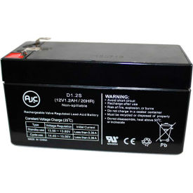 AJC® GS Portalac PE12V1.2F1 12V 1.2Ah Emergency Light Battery AJC-D1.2S-N-0-131919