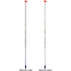 H-B DURAC Plus General Purpose Liquid-In-Glass Thermometer 20 to 500F 76mm Immersion 607001000