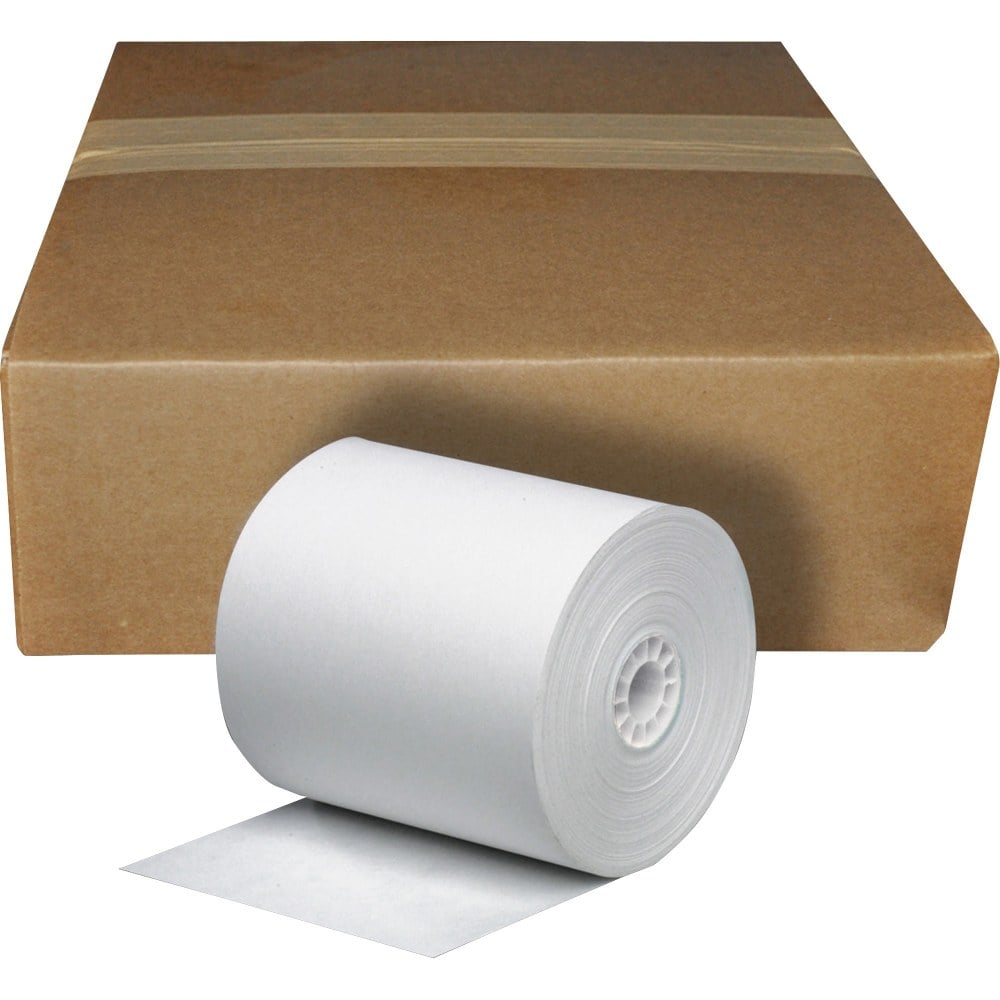 Business Source 1-Ply Adding Machine Rolls - 3inx165 ft - Sustainable Forestry Initiative (SFI) - Lin - 31824CT MPN:31824CT