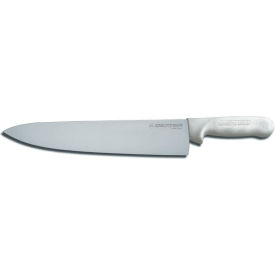 Dexter Russell 12473 - Cook's Knife High Carbon Steel Stamped White Handle 12