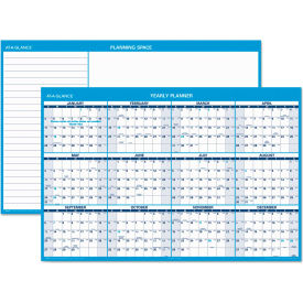 AT-A-GLANCE Horizontal Reversible/Erasable Wall Planner 48 x 32 12-Month (Jan to Dec) 2026 PM30028