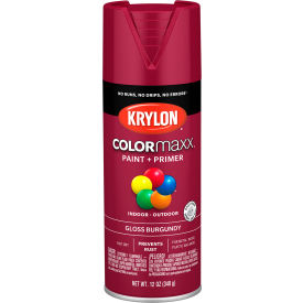 Krylon® Colormaxx™ Paint & Primer 12 oz. Gloss Burgundy K05508007 - Pkg Qty 6
