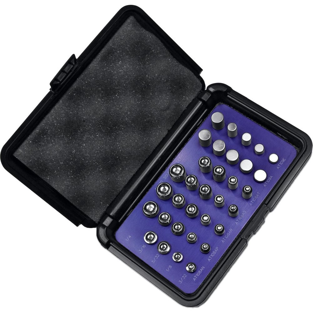 Riveter Kits, Kit Type: Rivet Tool Assortment , Minimum Rivet Size: 3/32 in , Maximum Rivet Size: 0.25in , Material: Steel , Insulated: No  MPN:ATI108A33PC