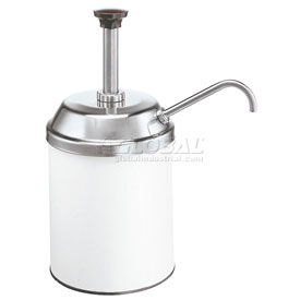 Server 83000 Stainless Steel Pump & Lid Fit #10 CanThick Condiments 83000
