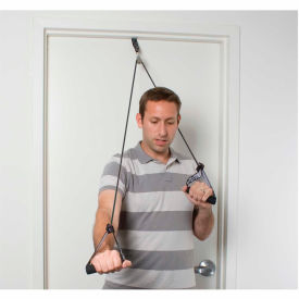 CanDo® Shoulder Pulley Exerciser with Tubing and Handles Black X-Heavy 1 Set 10-5044